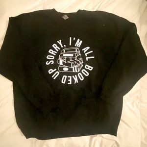 Bookish Crewneck Sweatshirt - Size XL, like new!